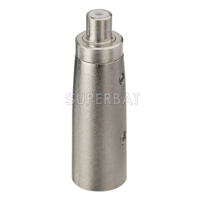 RCA-XLR adapter RCA Jack to XLR Plug straight Adapter