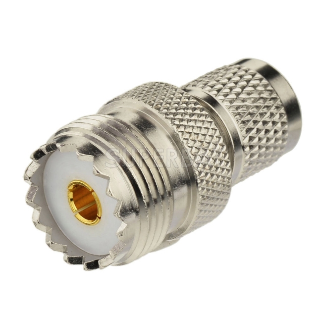 MiNi UHF Plug Male to UHF Jack Female SO239 Converter Motorola to Adapter