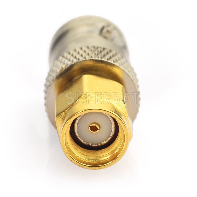 BNC Jack Female to RP SMA Plug Female Adapter Straight