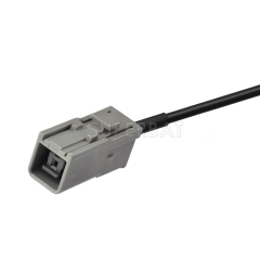 Fakra Signal Blue Straight Plug to GT5-1S Grey Straight Jack RG174
