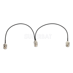 UHF Straight Jack to UHF Straight Jack to UHF Straight Jack RG174 30cm