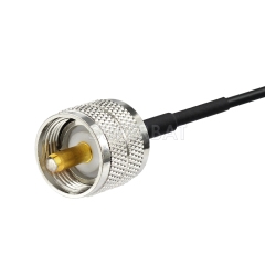 UHF Straight Jack to UHF Straight Plug RG174 50cm