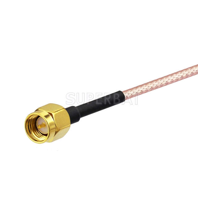 Fakra Signal Blue 1 Straight Plug to SMA Straight Plug RG316