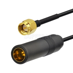 DAB/DAB+Car digital radio/Stereo Adapter RG174 Extension Cable for AutoDAB