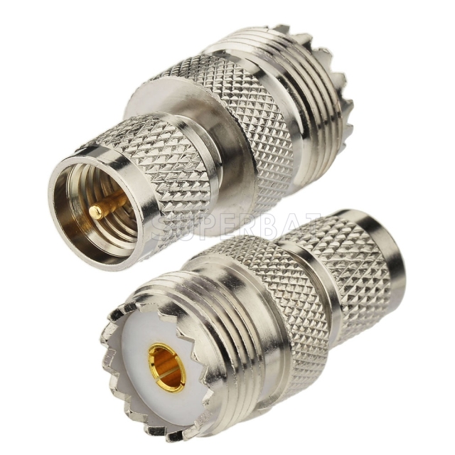 MiNi UHF Plug Male to UHF Jack Female SO239 Converter Motorola to Adapter