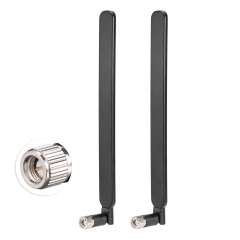 2PCS 4G LTE Antenna Wide Band 700-2600Mhz Omni Directional with SMA Male Connector