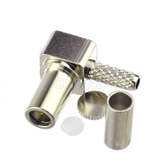 MS-147 Plug Male Connector Right Angle for RG316