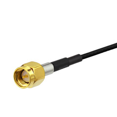 SMA Male to U.FL Jack Cable Using 1.37mm Coax, RoHS