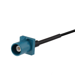 IPX/u.fl Right Angle Female to Fakra Z Code Male Flexible 1.37mm Coax Cable