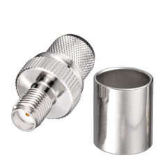 Superbat SMA Crimp Female connector for LMR400 RG8 Coax Cable Nickelplated