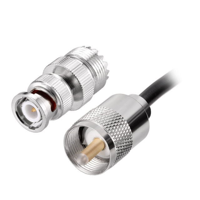 27MHz CB Radio Antenna Magnetic Base Soft Whip PL259 & BNC Male Compatible with Cobra Midland Uniden Maxon President Mobile CB Radio Antenna Kit for Car Truck