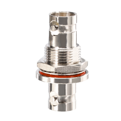 75Ohm BNC Jack Female to BNC Jack Female Bulkhead O-ring Straight Adapter