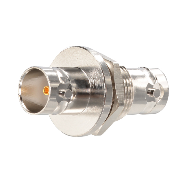 75Ohm BNC Jack Female to BNC Jack Female Bulkhead O-ring Straight Adapter