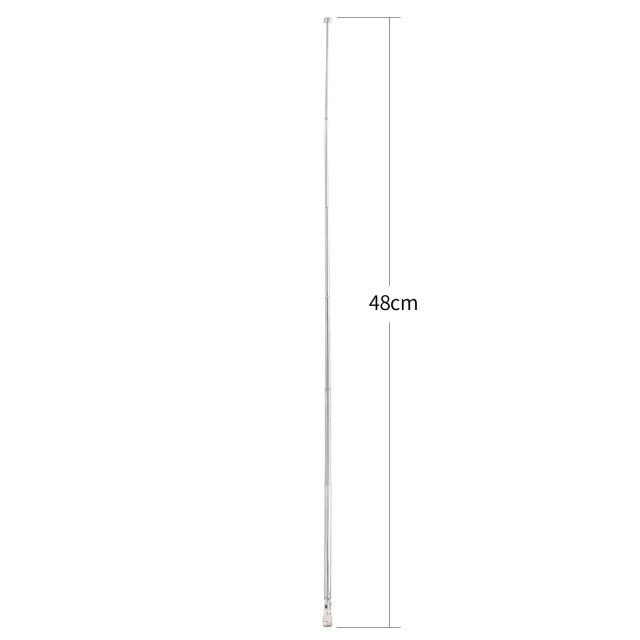 Superbat SMA Male Connector DAB DAB+ FM AM TV Antenna 6 Section Telescopic Aerial for Home Audio Radio Stereo Receiver