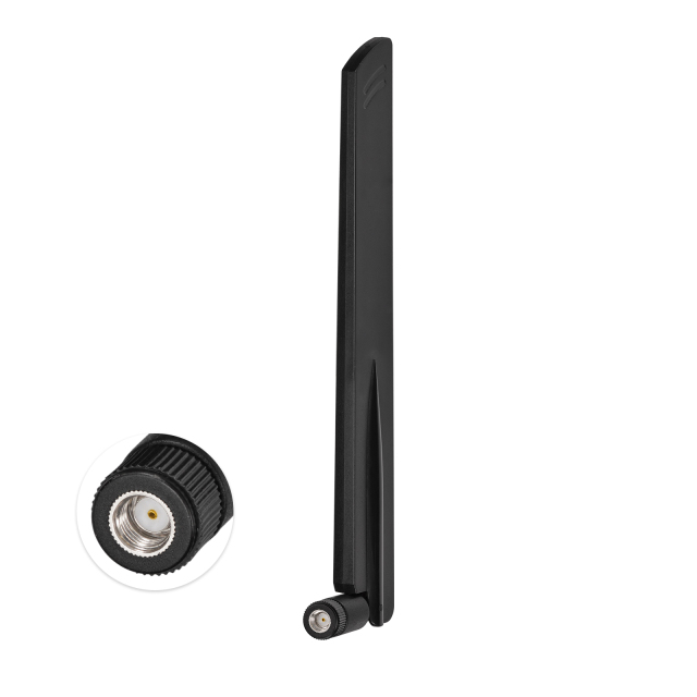 4dBi 2400-2500/5150-7125MHz RP-SMA WiFi 6E Antenna Dual-Band 2.4G/5G/6G Router PCIE card wireless card antenna