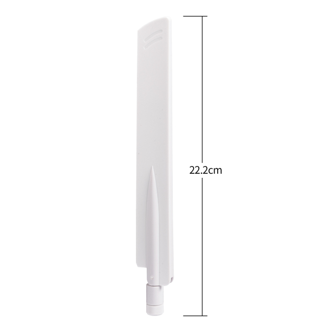 White 2400-2500/5150-7125MHz RP-SMA WiFi 6E Antenna Multiband 2.4G/5G/6G Router PCIE card wireless card antenna