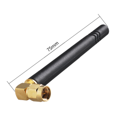 Rubber Duck GSM Omni-directional Antenna 2 dbi 824-960Mhz SMA Plug right angle