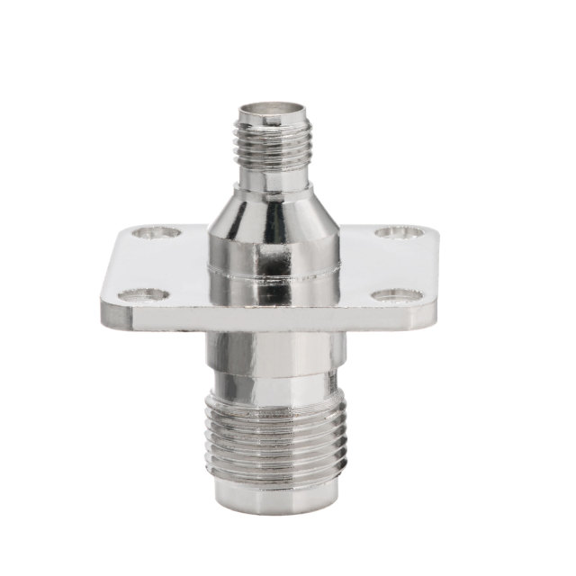 SMA Jack Female to TNC Jack Female Adapter Straight 4 Hole Flange