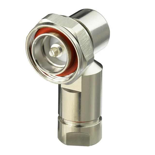 7/16 DIN Clamp Plug Male Connector Right Angle Clamp 1/2 inch flexible Cable
