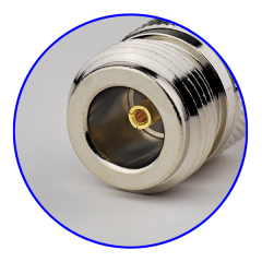 N Crimp Jack bulkhead connector for LMR100 RG316 RG174