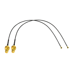 M.2 WiFi Antenna 2.4GHz 5GHz 5.8GHz 3dBi MIMO RP-SMA Male + 2 x 12 inch Ngff Ipex4 to RP-SMA Cable + PCI Slot Bracket Set for M.2 NGFF Intel Wireless Network Card WiFi Adapter Laptop