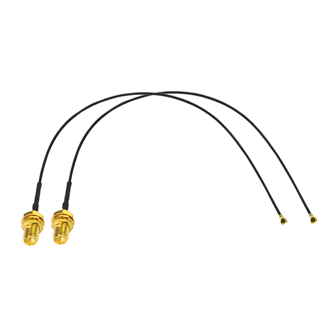 M.2 WiFi Antenna 2.4GHz 5GHz 5.8GHz 3dBi MIMO RP-SMA Male + 2 x 12 inch Ngff Ipex4 to RP-SMA Cable + PCI Slot Bracket Set for M.2 NGFF Intel Wireless Network Card WiFi Adapter Laptop
