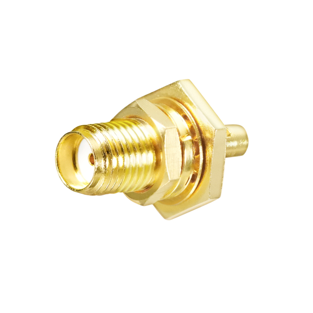 SMA Jack Female Connector Straight Bulkhead with O-ring for RG178 Cable