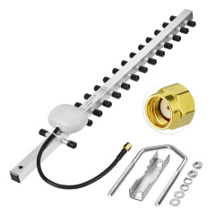 16DBi Wifi Yagi Antenna 2.4GHz directive antenna For 802.11b/g RP SMA male plug