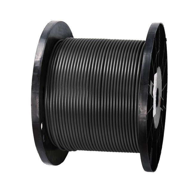 75 Ohm SDI Coax, RG-6, 18 AWG, Solid BC, Foil + 95% TC Braid, PVC Jkt, CMR,BLACK