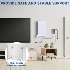 GODPEE Aluminium Wall Mount for Starlink Ethernet Adapter Smooth Surface/Refined Shape - Sturdy Durable Bracket Mounting Accessories for Starlink Ethernet Adaptor