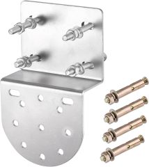 GODPPE Starlink Antenna Wall U-Bolt Clamp Pole Mount Bracket Kit Starlink Pipe Adapter -for Starlink Outdoor TV Satellite Dish Lora Antenna Mast Universal Mounting Set - for Holding Pole 1.1 to 1.97in