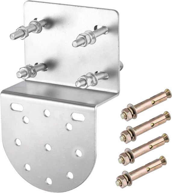 GODPPE Starlink Antenna Wall U-Bolt Clamp Pole Mount Bracket Kit Starlink Pipe Adapter -for Starlink Outdoor TV Satellite Dish Lora Antenna Mast Universal Mounting Set - for Holding Pole 1.1 to 1.97in