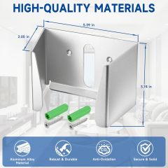 Wall-Mount Holder for Starlink Gen 2 V2 [ High Performance ] [ Flat High Performance ] Power Supply - Durable/Space Saving - Aluminum Alloy Mounting Bracket for Starlink Gen2 Wall Mount Kit