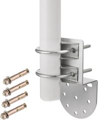 GODPPE Starlink Antenna Wall U-Bolt Clamp Pole Mount Bracket Kit Starlink Pipe Adapter -for Starlink Outdoor TV Satellite Dish Lora Antenna Mast Universal Mounting Set - for Holding Pole 1.1 to 1.97in