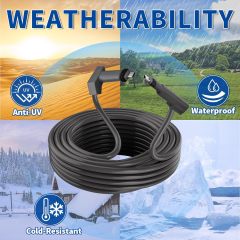 GODPEE 30Ft Replacement Cable for Starlink V2 [Standard Actuated ] Rectangular Satellite Dish Antenna - Heat Resistant Extension Cable Accessories for Starlink