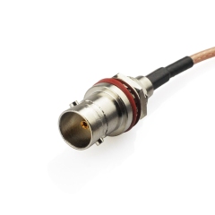 BNC Female to 1.0/2.3 Male Right Angle RG179 CABLE