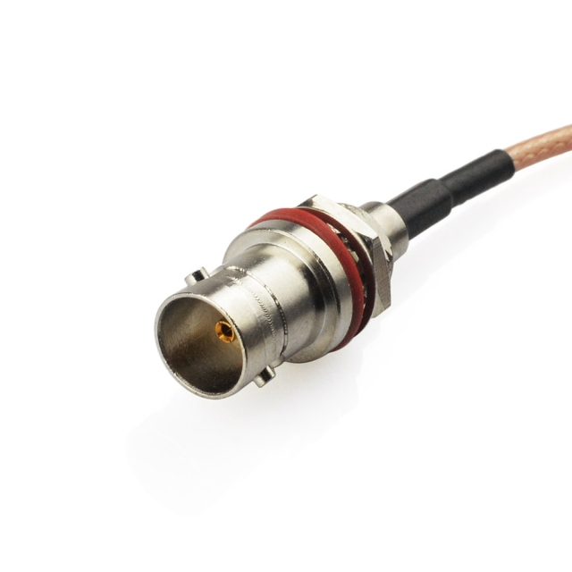 BNC Female to 1.0/2.3 Male Right Angle RG179 CABLE