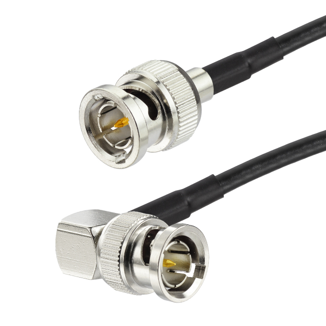 HD SDI video cable BNC Male to BNC Plug Right Angle sdi video cable Belden 4855R Cable