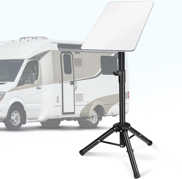 GODPEE Portable Tripod Mount Bracket - Compatible with Starlink Satellite Dish V2 V1 [Standard Actuated] [High Performance] Antenna - for RV Camping Yacht Outdoor Field