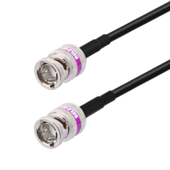 Superbat SDI Video Cable  BNC Male to BNC Male Using Belden Connector and Belden 1855A Black Coax Cable