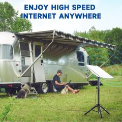 GODPEE Portable Tripod Mount Bracket - Compatible with Starlink Satellite Dish V2 V1 [Standard Actuated] [High Performance] Antenna - for RV Camping Yacht Outdoor Field