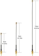 Superbat 3" U.fl/IPEX Cable Mini PCI to SMA Female Low Loss Coaxial Cable for Wireless Routers Mini PCIe Cards Network Extension Bulkhead Pigtail PCI WiFi WAN Repeater Low Loss Coaxial Cable 2-Pack