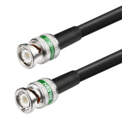 Superbat SDI Video Cable  BNC Male to BNC Male Using Belden Connector and Belden 1694A Black Coax Cable