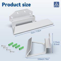 GODPEE Wall Mount Bracket for Starlink Satellite Internet V2 Gen2 Mesh WiFi Router - Aluminum Wall Holder Stand Shelf Rack for Starlink Routers Accessories