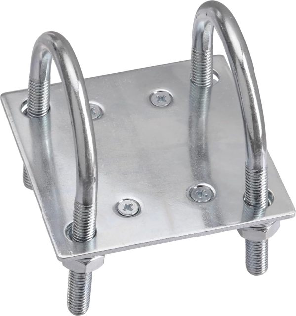 GODPPE Pipe Adapter for Starlink Antenna Sturdy U Bolt Clamp Bracket Kit - for Starlink Outdoor TV Satellite Dish Lora WiFi Antenna Mast Pole Universal Mounting Set