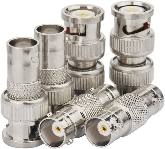 Superbat BNC Adapter Kit BNC Male/Female to Male/Female RF Coax Coaxial Connector Kit 6 Pcs