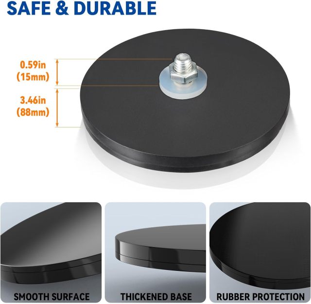 Magnetic Mount for Starlink V2 Gen2 [ Flat High-Performance ] Antenna - Holds Up to 1200lbs of Vertical Force - Magnetic Bracket Bases for Starlink V 2 Internet Satellite Dish Antennas Mounting Kit