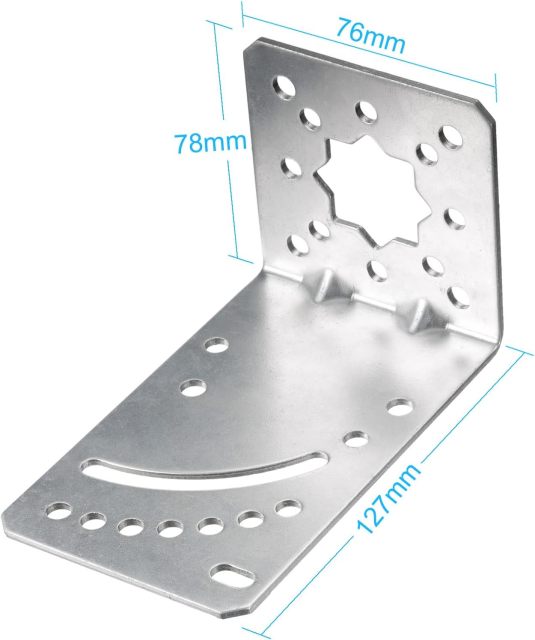 GODPPE Starlink Antenna Wall U Bolt Pole Clamp Mount Bracket Set Starlink Pipe Adapter -for Starlink Outdoor TV Satellite Dish Lora Antenna Mast Universal Mounting Kit - for Holding Pole 1.1 to 1.97in