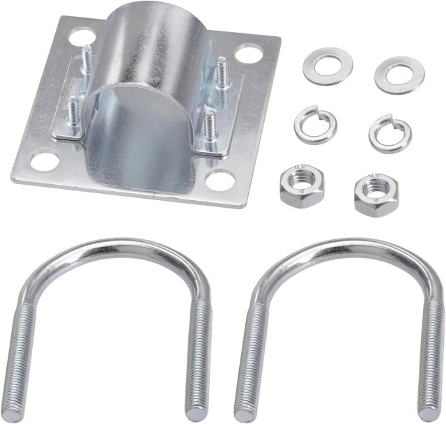 GODPPE Pipe Adapter for Starlink Antenna Sturdy U Bolt Clamp Bracket Kit - for Starlink Outdoor TV Satellite Dish Lora WiFi Antenna Mast Pole Universal Mounting Set