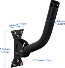 GODPEE Antenna Wall Mounting Kit Roof J-Pole Mount for Starlink Satellite Internet Installation Kit Accessories with Stainless Steel Mast Clamps - Bracket Adjustable Angle